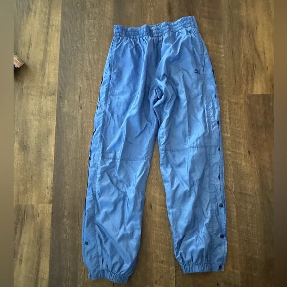 Puma Other - Puma Men's Light Blue Snap-Button Jogger Pants